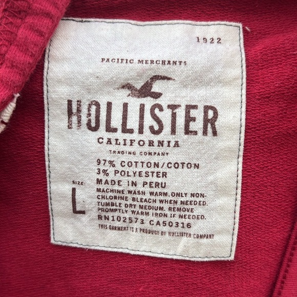 NWOT Hollister hoodie - Picture 3 of 5